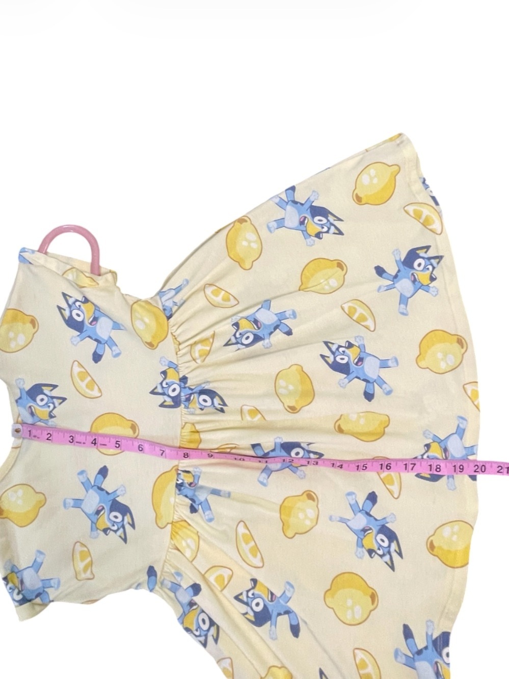 Bluey Yellow Casual Toddler Girl Dress - Picture 9 of 9